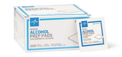 Alcohol Pads (1 med box) - 100 pk